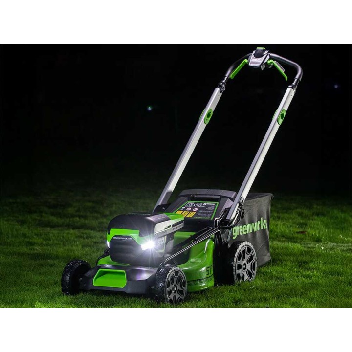 Greenworks GD60LM51SP vetävä akkuruohonleikkuri, 51 cm, 60 V, ilman akkua ja laturia