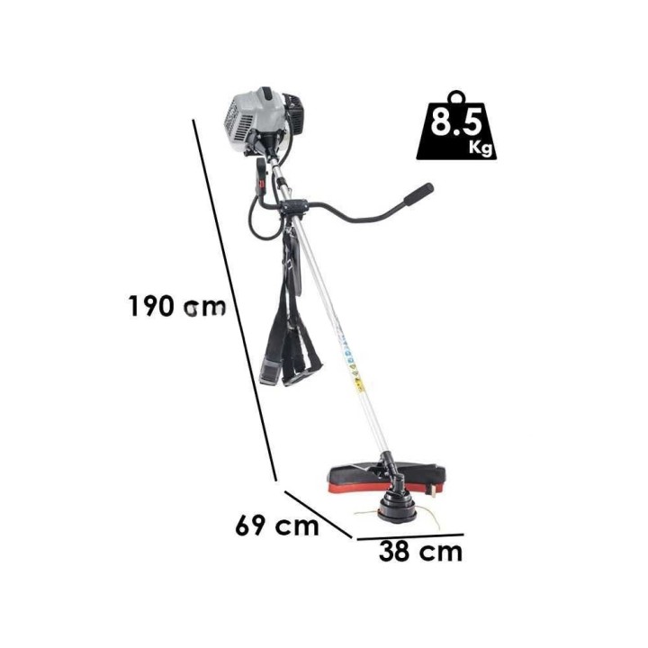 AL-KO BC 500 B bensiinikäyttöinen raivaussaha, 50 cm³, 2,54 HP