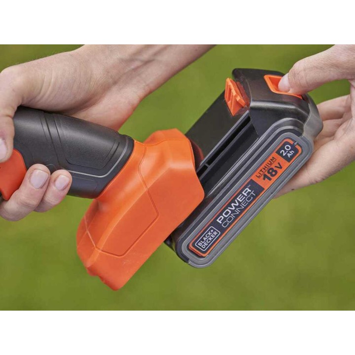 Black & Decker B&DBCSS18D1W akkukäyttöiset ruoho- ja pensassakset, 18 V, 2 Ah