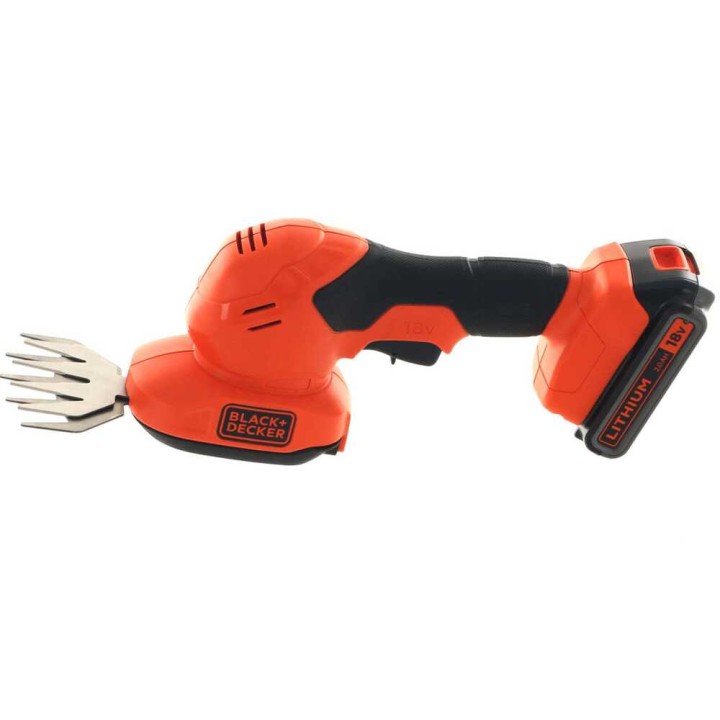 Black & Decker B&DBCSS18D1W akkukäyttöiset ruoho- ja pensassakset, 18 V, 2 Ah