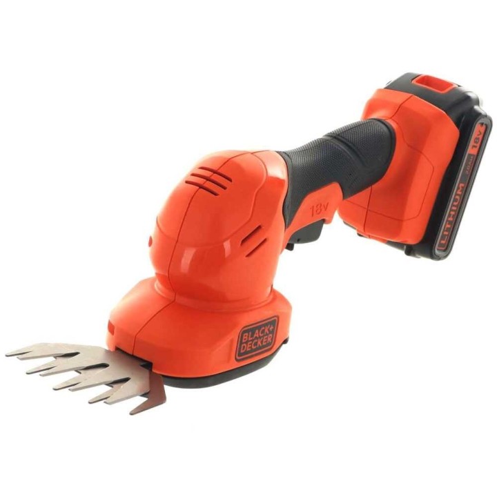 Black & Decker B&DBCSS18D1W akkukäyttöiset ruoho- ja pensassakset, 18 V, 2 Ah