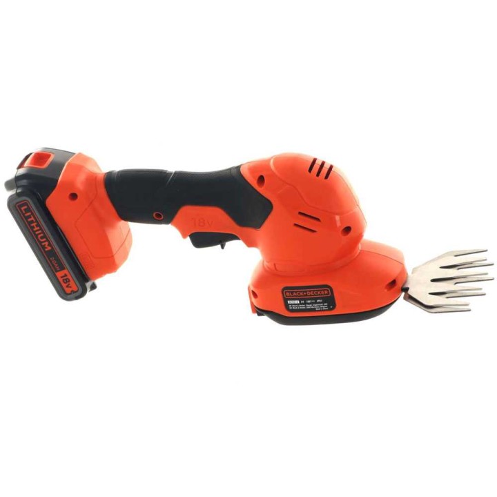 Black & Decker B&DBCSS18D1W akkukäyttöiset ruoho- ja pensassakset, 18 V, 2 Ah
