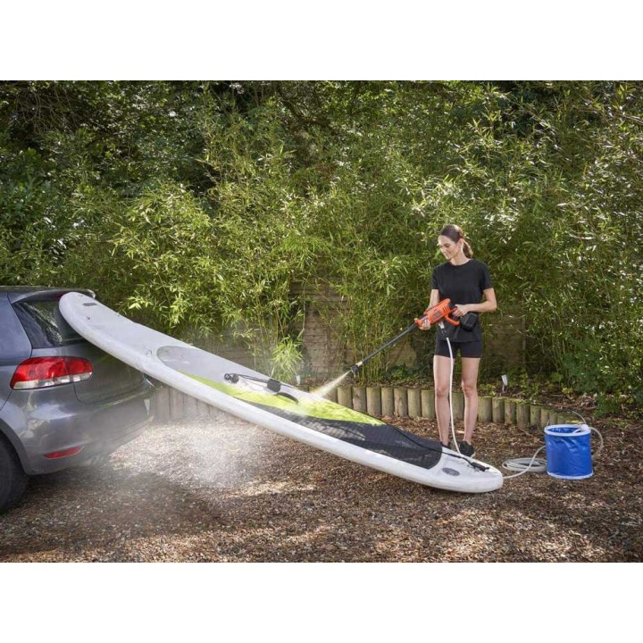 Black & Decker BCPC18D1 akkupainepesuripistooli, 18 V, 24 bar, viisitoiminen suutin