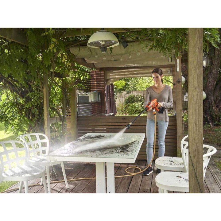 Black & Decker BCPC18D1 akkupainepesuripistooli, 18 V, 24 bar, viisitoiminen suutin