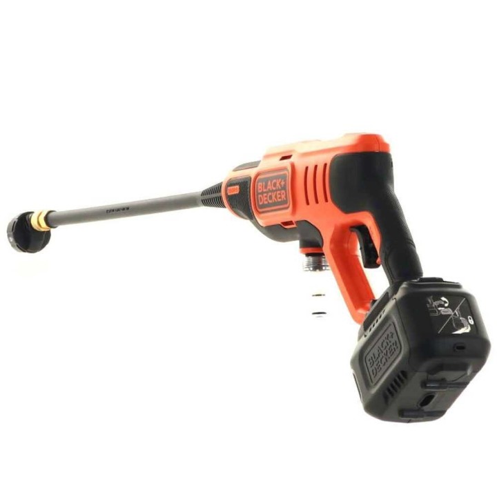 Black & Decker BCPC18D1 akkupainepesuripistooli, 18 V, 24 bar, viisitoiminen suutin