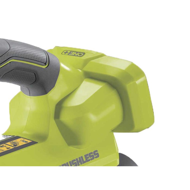 Ryobi RY18BLXA-0 akkupuhallin, 18 V, 4 Ah, 200 km/h