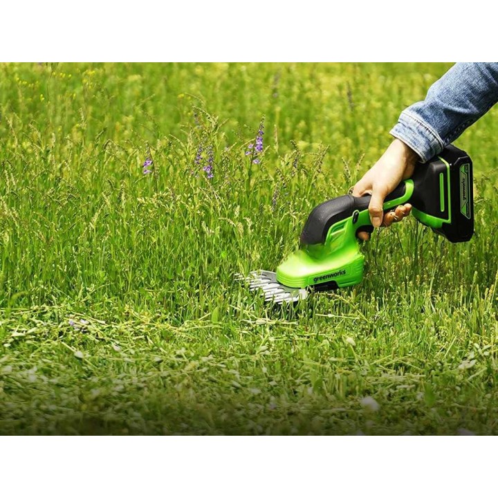 Greenworks G24SHT akkukäyttöiset puutarhasakset, 24 V, 2 Ah
