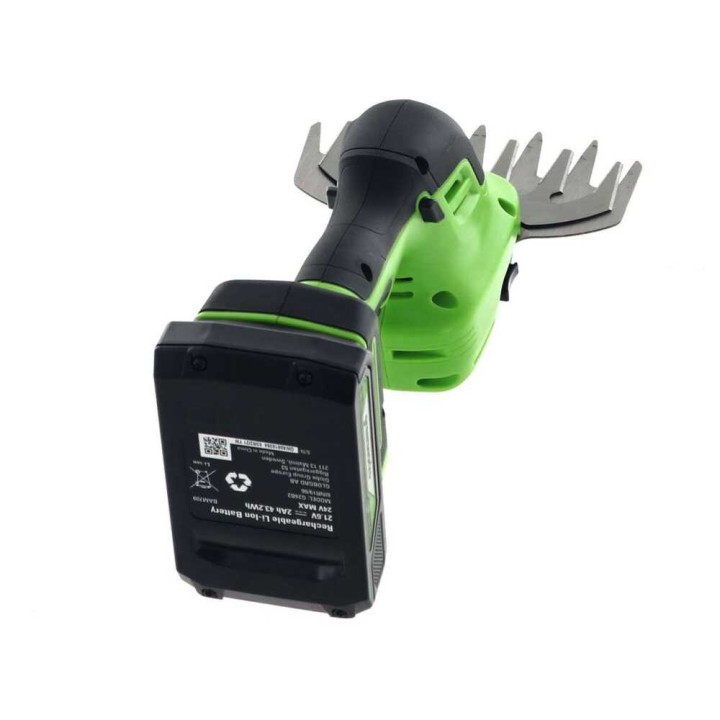 Greenworks G24SHT akkukäyttöiset puutarhasakset, 24 V, 2 Ah
