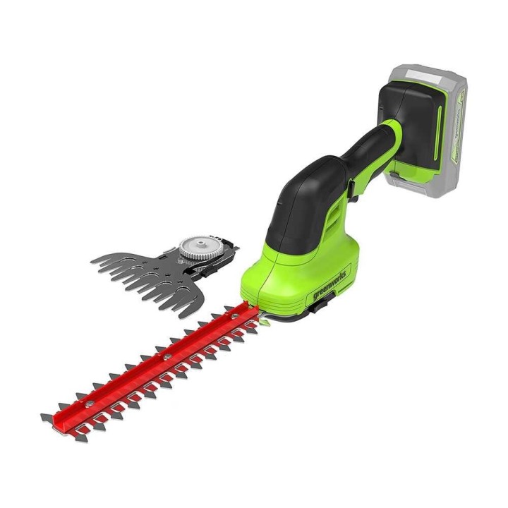 Greenworks G24SHT akkukäyttöiset puutarhasakset, 24 V, 2 Ah