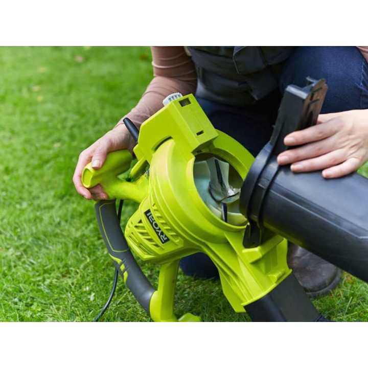 RYOBI RBV3000CSV sähköinen lehtipuhallin, imuri ja silppuri, 3 000 W, 230 V
