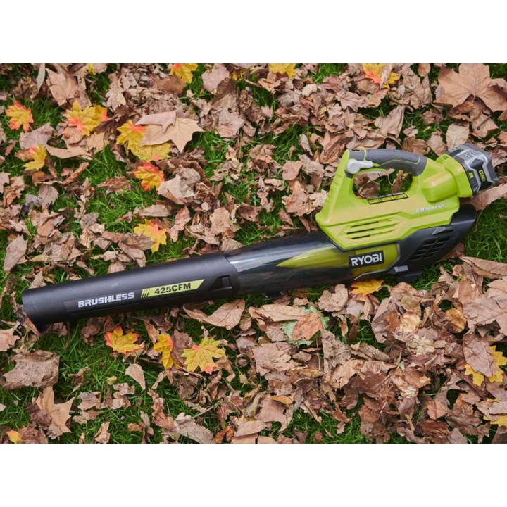 Ryobi RY18BLXA-0 akkulehtipuhallin, 18 V, 200 km/h, ilman akkua ja laturia
