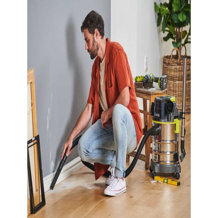 Ryobi R18WDV-0 märkä- ja kuivaimuri, 18 l, 18 V, 4 Ah