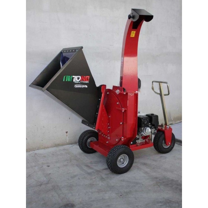Ceccato Tritone Monster GX 390 biotrituratori, Honda 13 HP, oksille enintään 100 mm