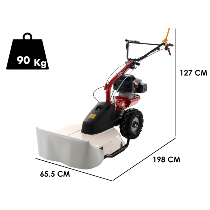 Eurosystems P70 EVO silppurileikkuri, Loncin 224 OHV, 63 cm