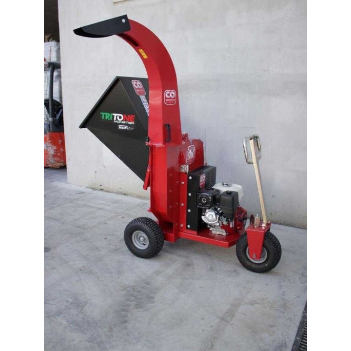 Ceccato Tritone Monster GX 390 biotrituratori, Honda 13 HP, oksille enintään 100 mm