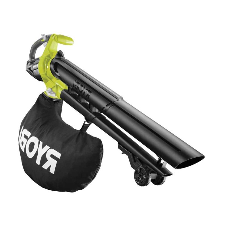 RYOBI OBV18 akkukäyttöinen lehtipuhallin, imuri ja silppuri, 18 V, ilman akkua