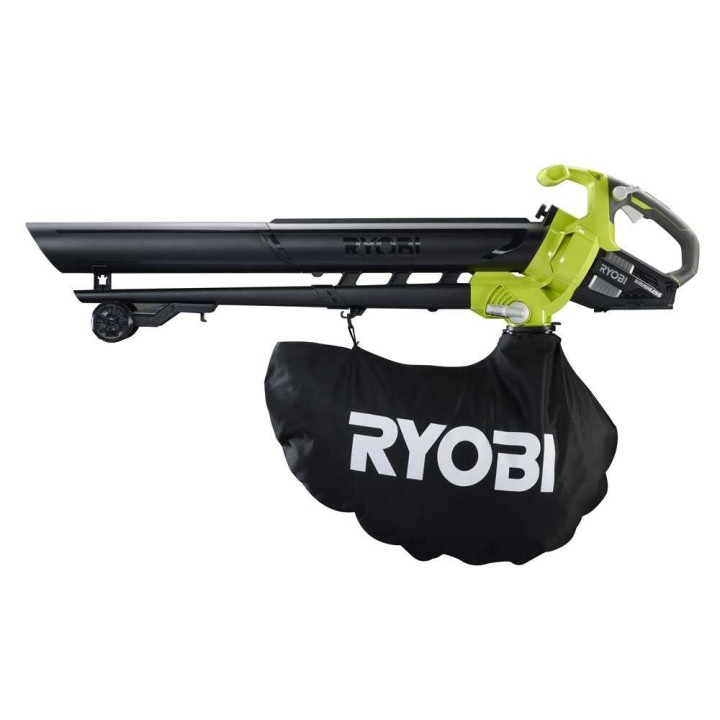 RYOBI OBV18 akkukäyttöinen lehtipuhallin, imuri ja silppuri, 18 V, ilman akkua