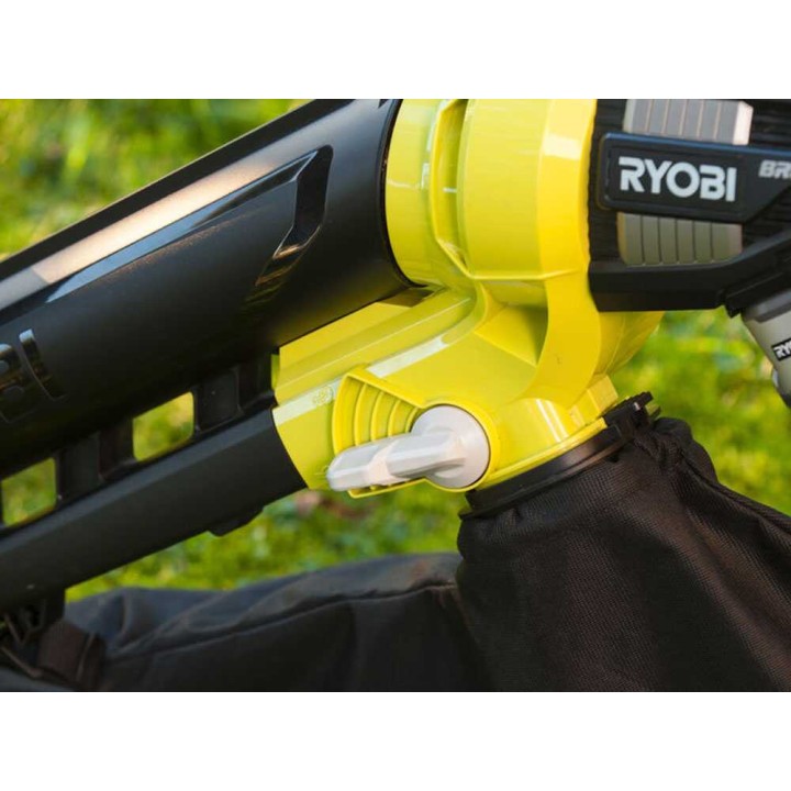 RYOBI OBV18 akkukäyttöinen lehtipuhallin, imuri ja silppuri, 18 V, ilman akkua