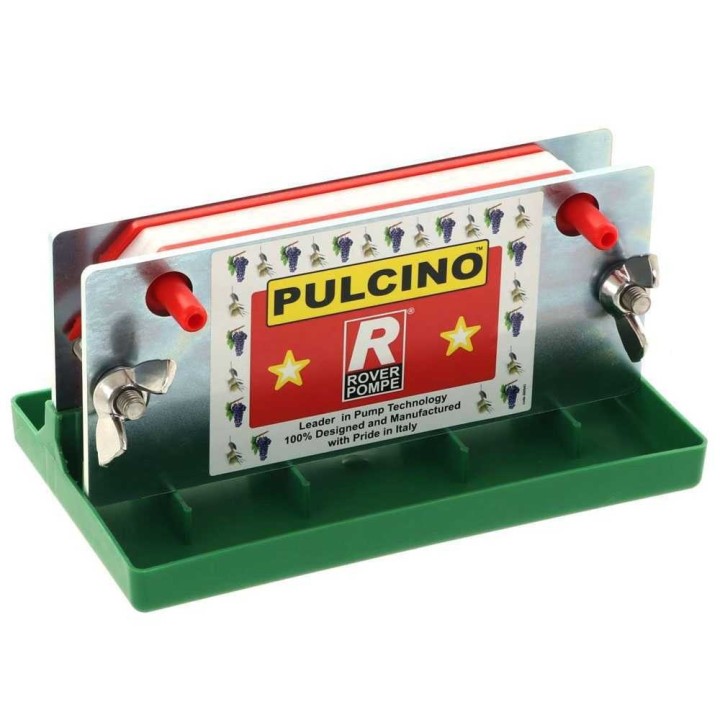 Rover Pulcino 3 viinisuodatin, käsikäyttöinen, 3 suodatinkartonkia