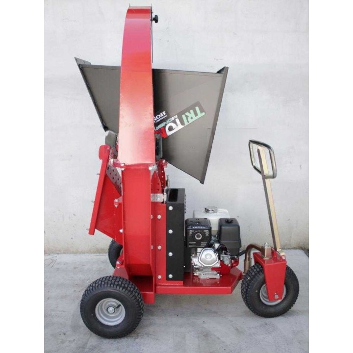 Ceccato Tritone Monster GX 390 biotrituratori, Honda 13 HP, oksille enintään 100 mm