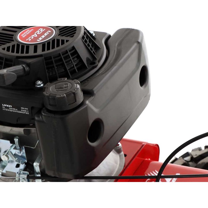Eurosystems P70 EVO -moottorikone, Loncin 224 OHV, 107 cm:n kaksiteräinen niittopalkki