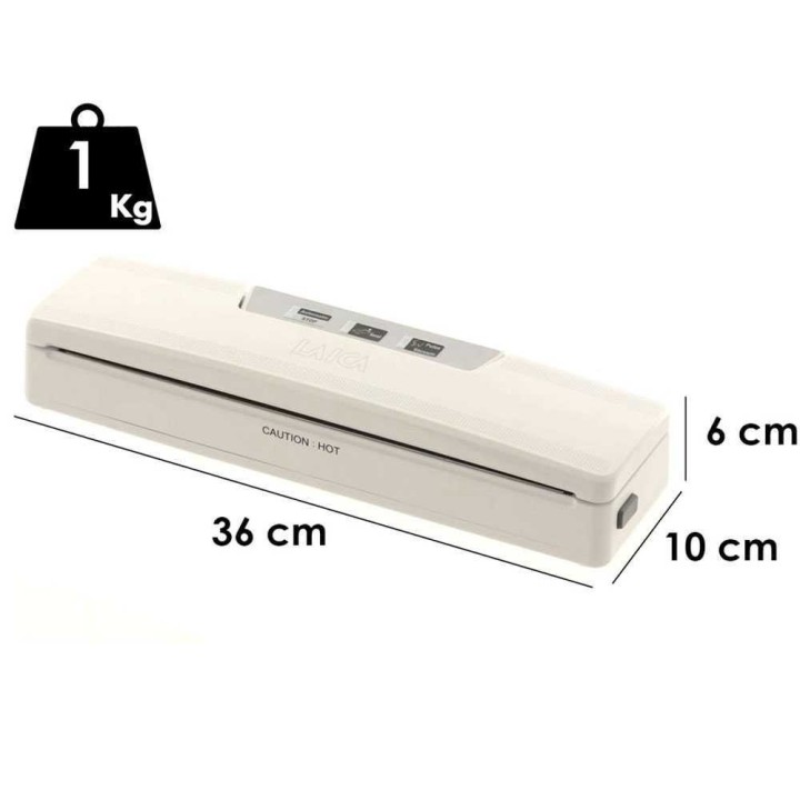 Laica VT3210 vakuumipakkauslaite, 100 W, 30 cm, valkoinen