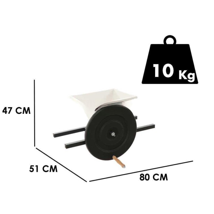 Grifo PIPV käsikäyttöinen hedelmämurskain, 700 kg/h, emaloitu teräs