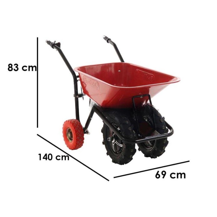 GeoTech CAR 300T-80 akkukäyttöinen kuljetuskärry, 500 W, 40 V, 80 l, 200 kg