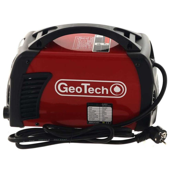 GeoTech WM-200 F MMA-invertterihitsauskone, 20–200 A, 230 V