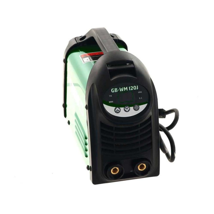 GreenBay GB-WM 120J MMA-hitsausinvertteri, 20–120 A, 230 V, hitsausvarusteet