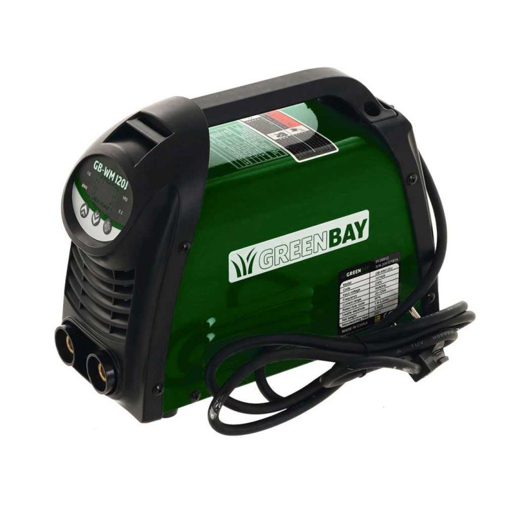 GreenBay GB-WM 120J MMA-hitsausinvertteri, 20–120 A, 230 V, hitsausvarusteet
