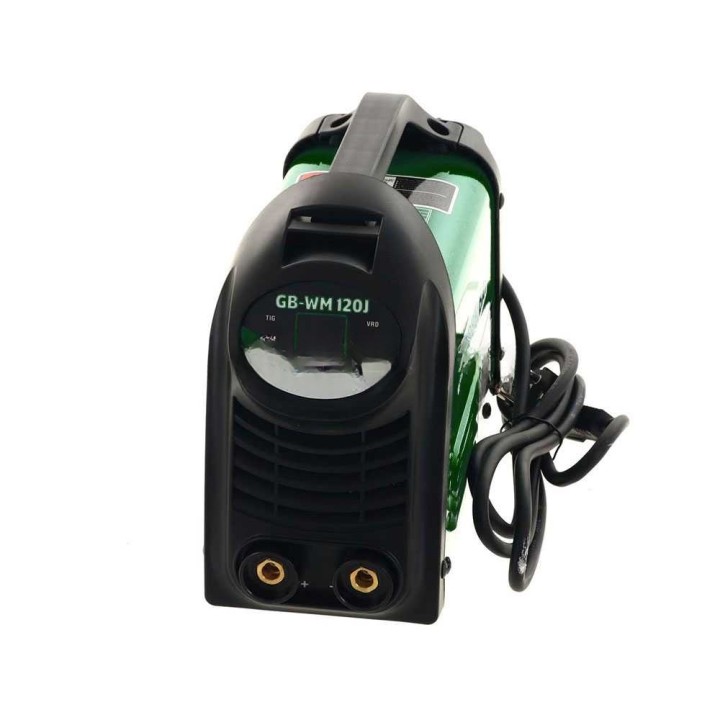 GreenBay GB-WM 120J MMA-hitsausinvertteri, 20–120 A, 230 V, hitsausvarusteet