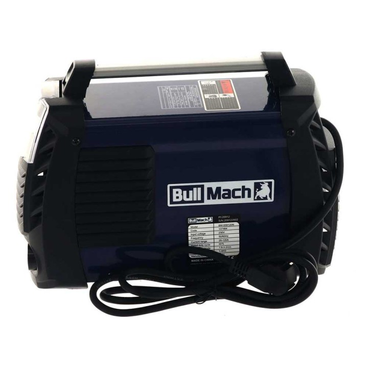 BullMach BM-WM 120N MMA-invertterihitsauskone, 20–120 A, 230 V