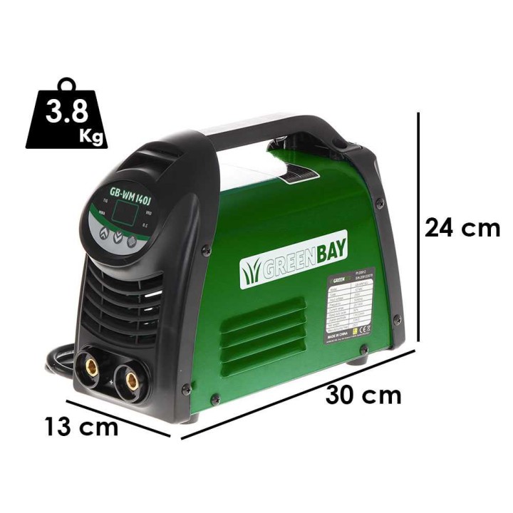 GreenBay GB-WM 140J MMA-invertterihitsauskone, 20–140 A, 230 V