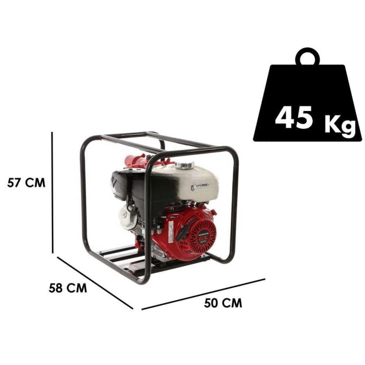 AGT GX270 3 tuuman motopumppu, 9 HP, 730 l/min, 75 m nostokorkeus