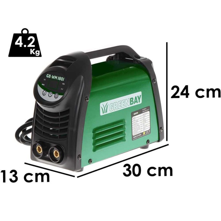 GreenBay GB-WM 180J MMA-hitsausinvertteri, 20–180 A, 230 V