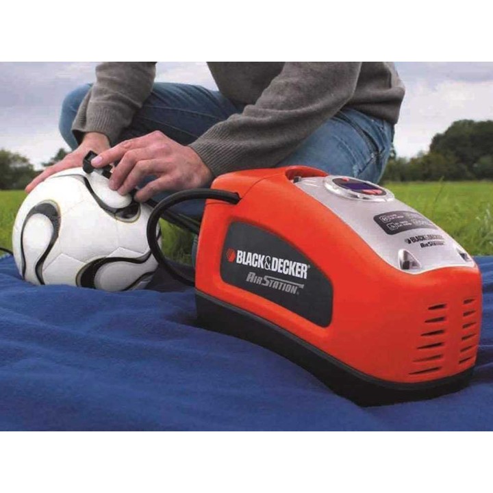 Black & Decker ASI300-QS sähkökompressori, 11 bar, 230 V ja 12 V