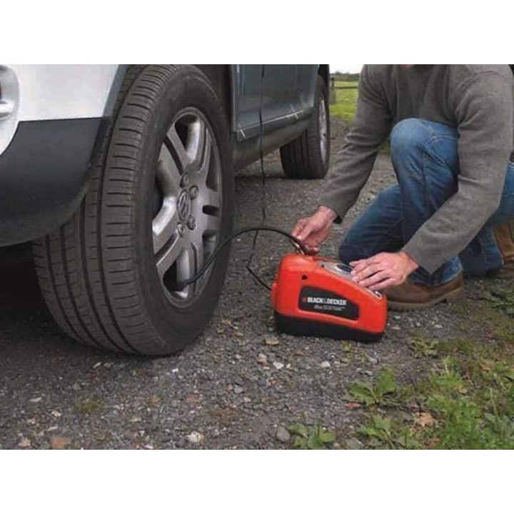 Black & Decker ASI300-QS sähkökompressori, 11 bar, 230 V ja 12 V