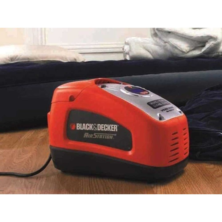 Black & Decker ASI300-QS sähkökompressori, 11 bar, 230 V ja 12 V