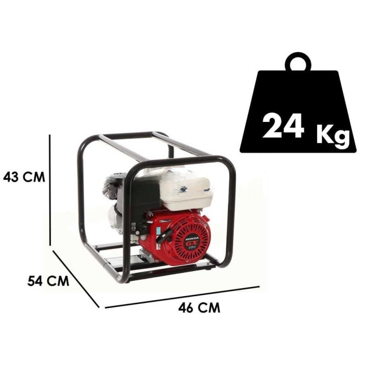 AGT 2" GX160 moottoripumppu kasteluun, 5,5 HP, 50 mm liitännät
