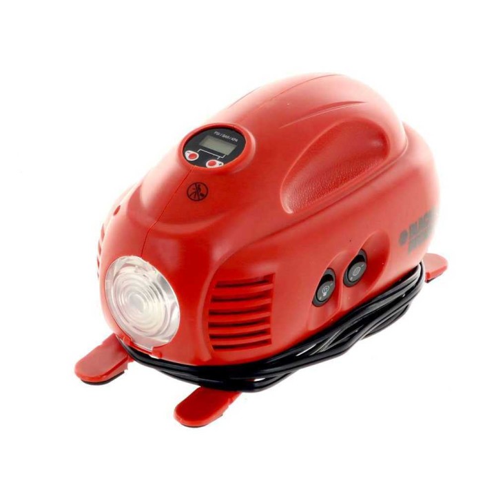Black & Decker ASI200-XJ kannettava öljytön kompressori, 12 V, enintään 8 bar