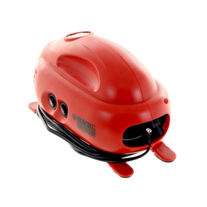 Black & Decker ASI200-XJ kannettava öljytön kompressori, 12 V, enintään 8 bar