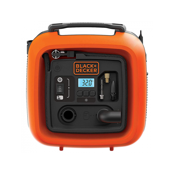 Black Decker ASI400 XJ kannettava ilmakompressori 12 V 11 bar