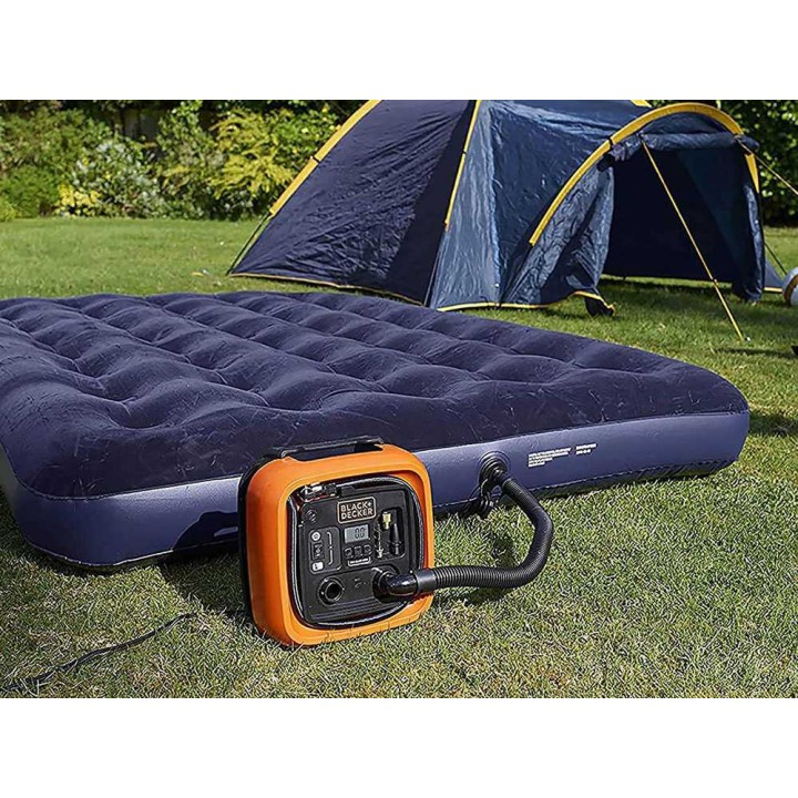 Black & Decker ASI400-XJ kannettava ilmakompressori, 12 V, 11 bar
