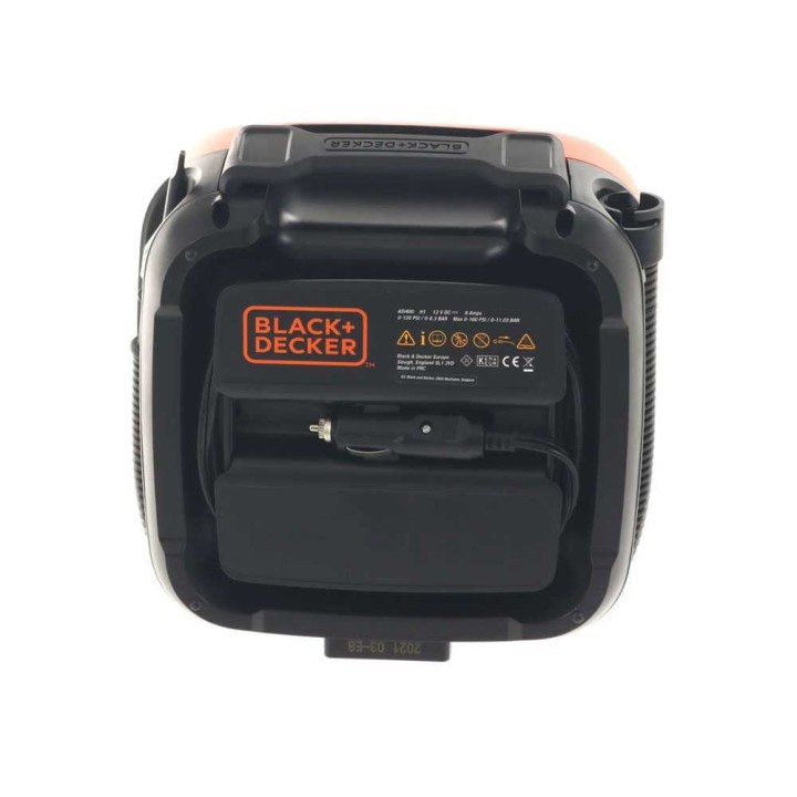 Black & Decker ASI400-XJ kannettava ilmakompressori, 12 V, 11 bar