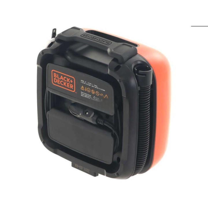 Black & Decker ASI400-XJ kannettava ilmakompressori, 12 V, 11 bar