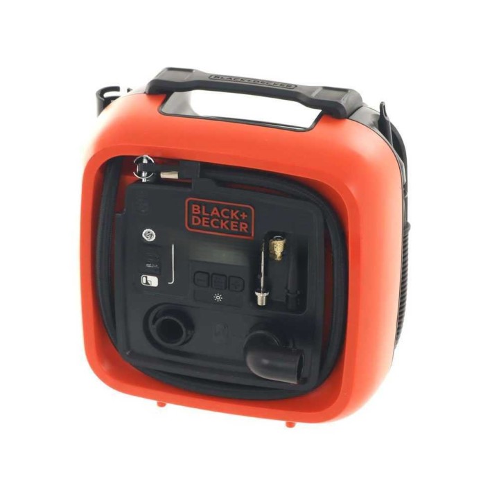 Black & Decker ASI400-XJ kannettava ilmakompressori, 12 V, 11 bar