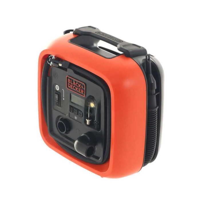 Black & Decker ASI400-XJ kannettava ilmakompressori, 12 V, 11 bar
