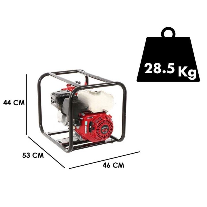 AGT 2" GX200 kastelupumppu, Honda 6,5 HP, 333 l/min, 50/40 mm liitännät