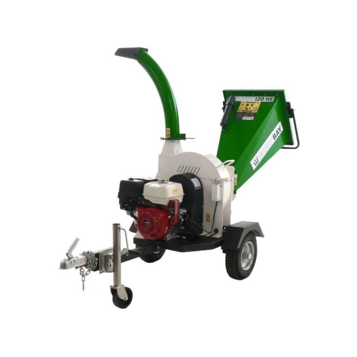 GreenBay GB-WDC 120 HE biotriturattori oksille, Honda GX390, 13 HP, 90 mm